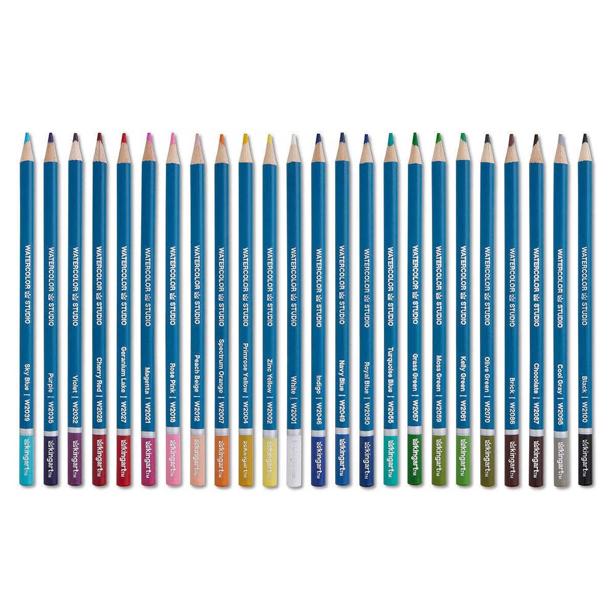 Watercolor Pencils Set - 24 Colors