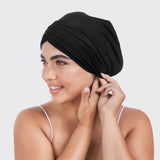 KITSCH - Sleep Beanie with Satin lining - Black