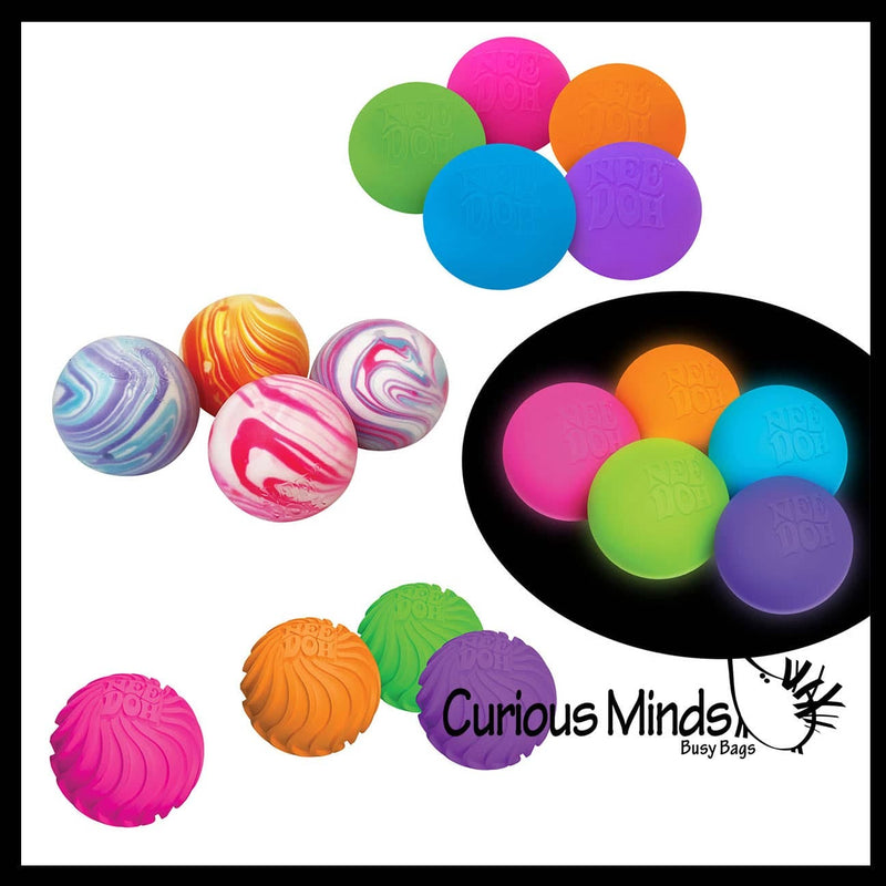 Curious Minds Toys - 1 NeeDoh Assorted Teenie Tiny Nee-Doh Soft Doh Filled Stretc Curious Minds Toys