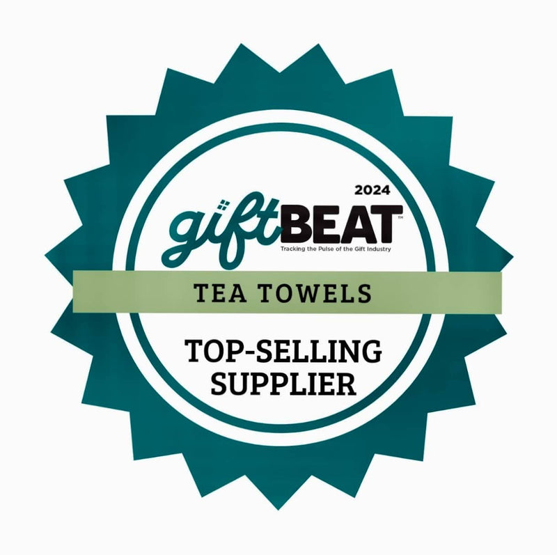 Wild Hare Designs - BB-A-109 White Kitchen Towel "Apparently wine is not..." Wild Hare Designs