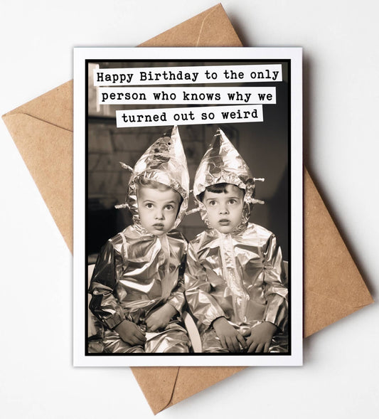 Katie Doodle |  Funny Birthday Greeting Cards for Sister, Brother, Mother Katie Doodle | Vintage Greeting Cards, Unique Birthday Gifts