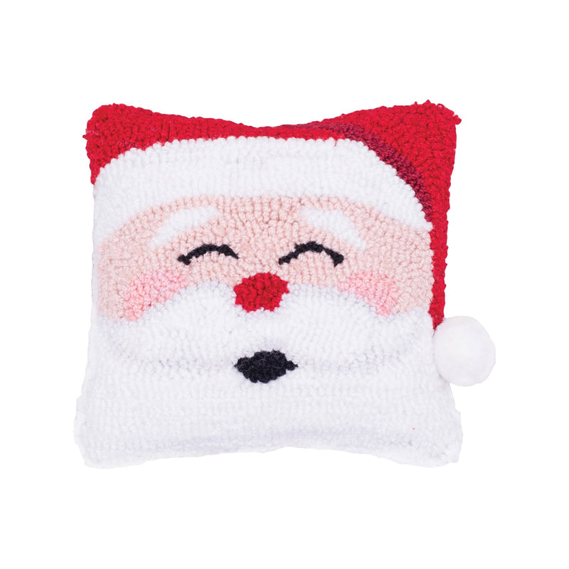 Mini Christmas Happy Santa Throw Pillow C&F Home