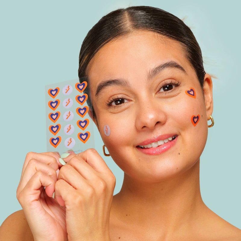 Valentines' Day Heart Throb Hydrocolloid Pimple Patches My Spa Life