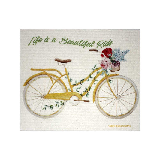SWEDEdishcloths - Swedish Dishcloth Beautiful Life Bike SWEDEdishcloths