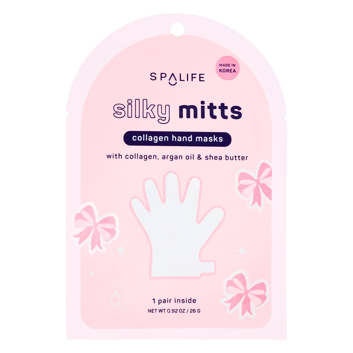 My Spa Life - Christmas Holiday Silky Mitts Collagen Hand Gloves - 1 Pair My Spa Life