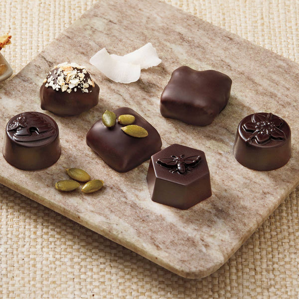 Harbor Sweets Chocolates - Gather Chocolate Gift Assortment, Honey based truffles 16pcs