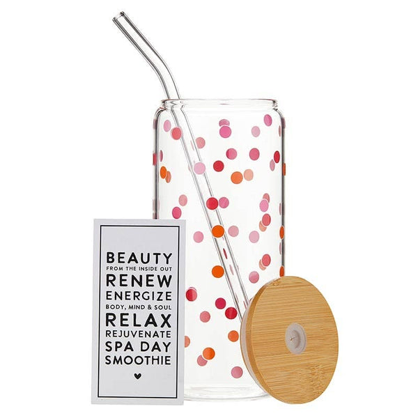 Glass Tumbler - Confetti Bella Sleep + Spa