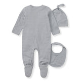 Burt's Bees Baby - 3 Piece Jumpsuit, Hat & Bib Set Burt's Bees Baby
