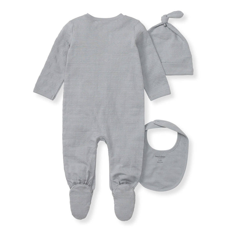 Burt's Bees Baby - 3 Piece Jumpsuit, Hat & Bib Set Burt's Bees Baby
