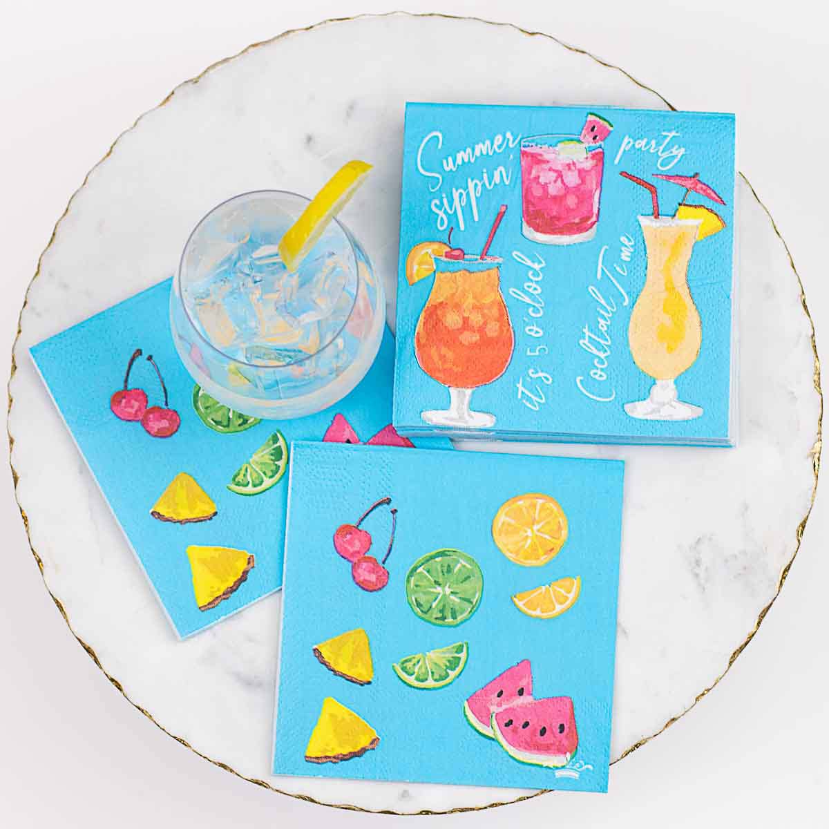 The Royal Standard - 5 O'Clock Cocktail Napkins   Multi   5x5 The Royal Standard