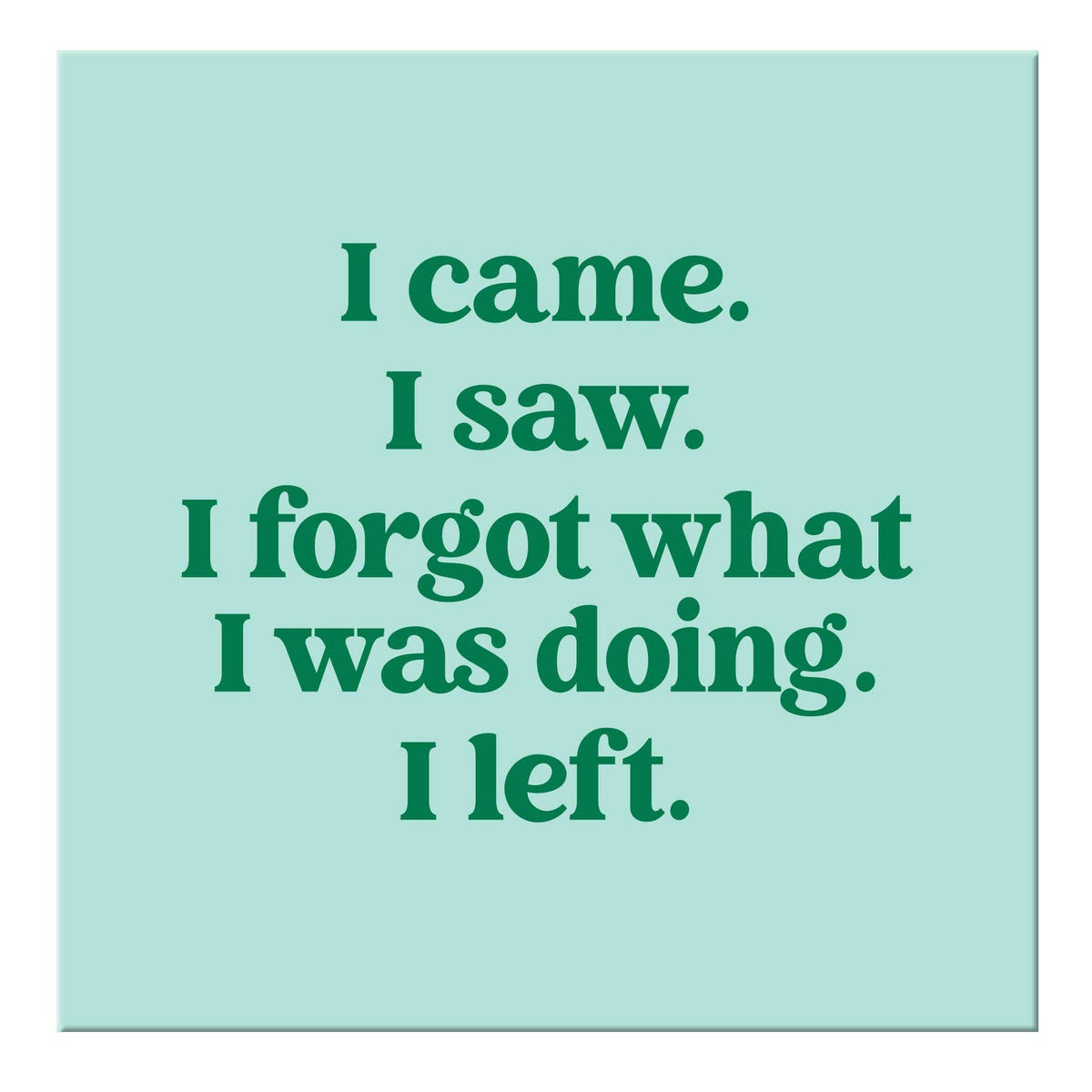 Chris’s Stuff Inc. - I came.  I saw. Magnet
