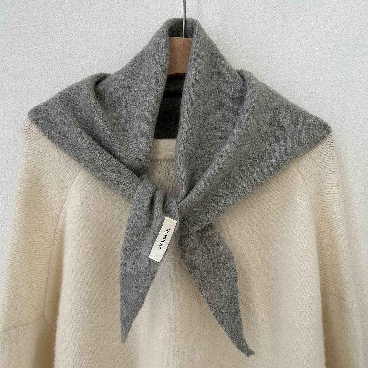 Wool Triangle Scarf