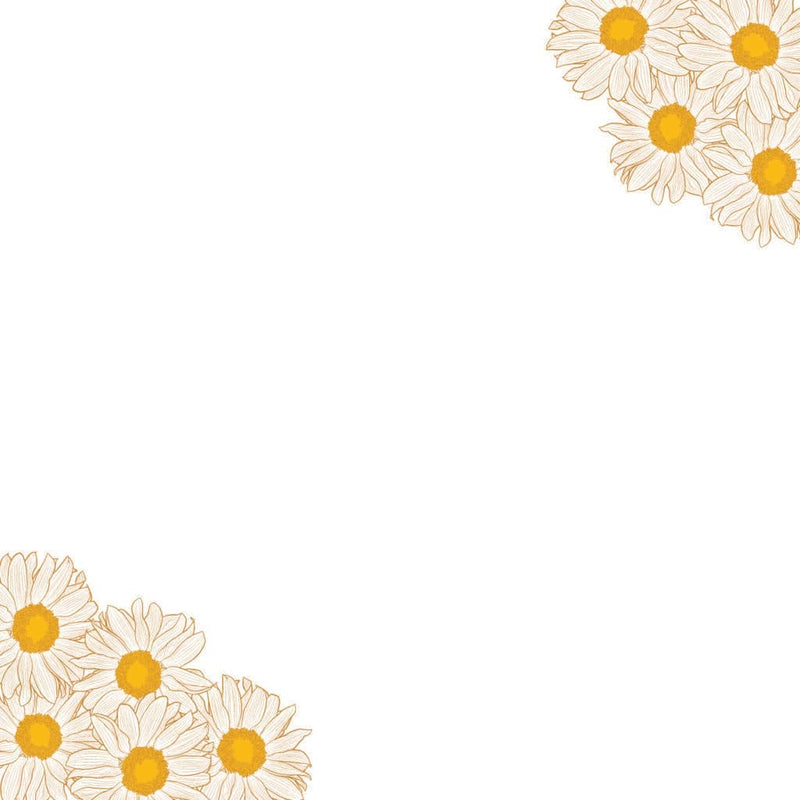 The Gifted Stationery Company - Note Block - Hazy Daisies The Gifted Stationery Company