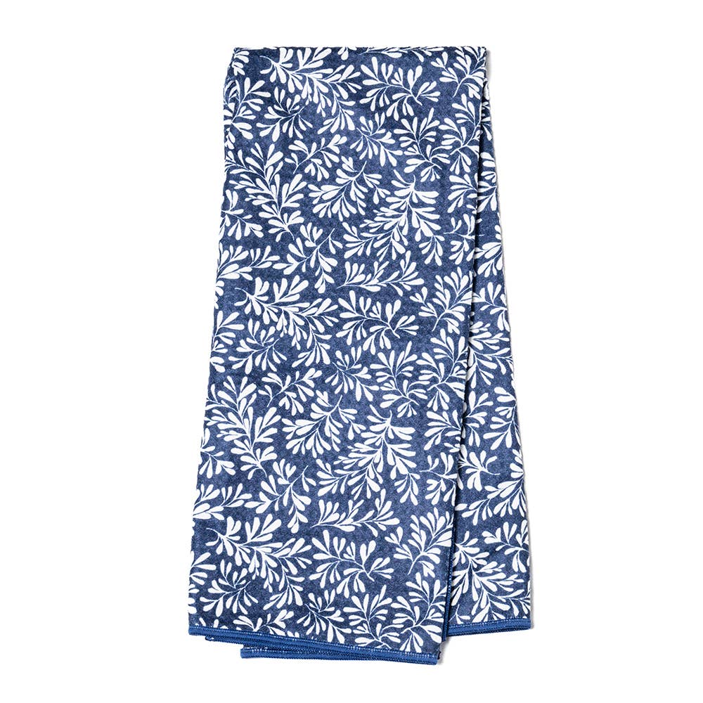 Once Again Home Co. - Anywhere Towel - Herbage in Navy Once Again Home Co.