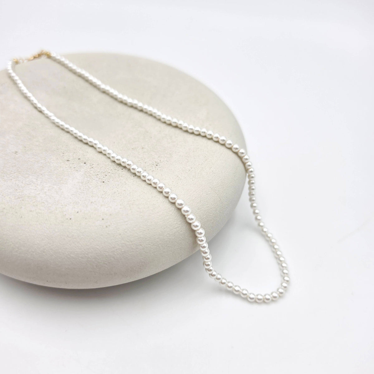 Classic Glass Pearl Strand Necklace, photo 2 of 4