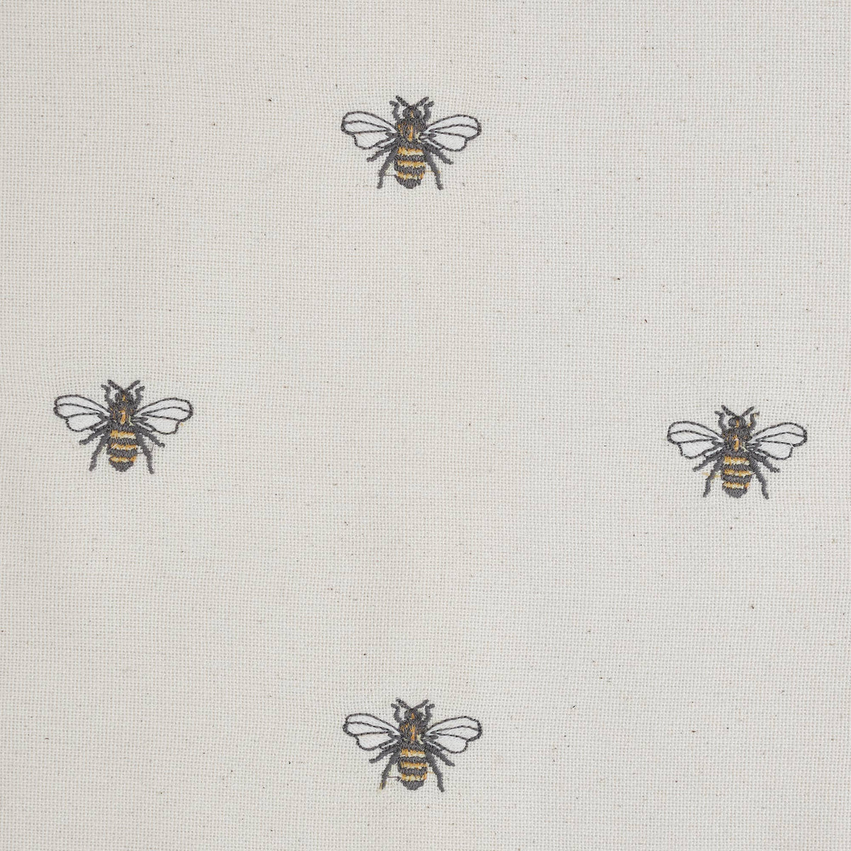 Embroidered Bee Tea Towel Set of 2 19x28