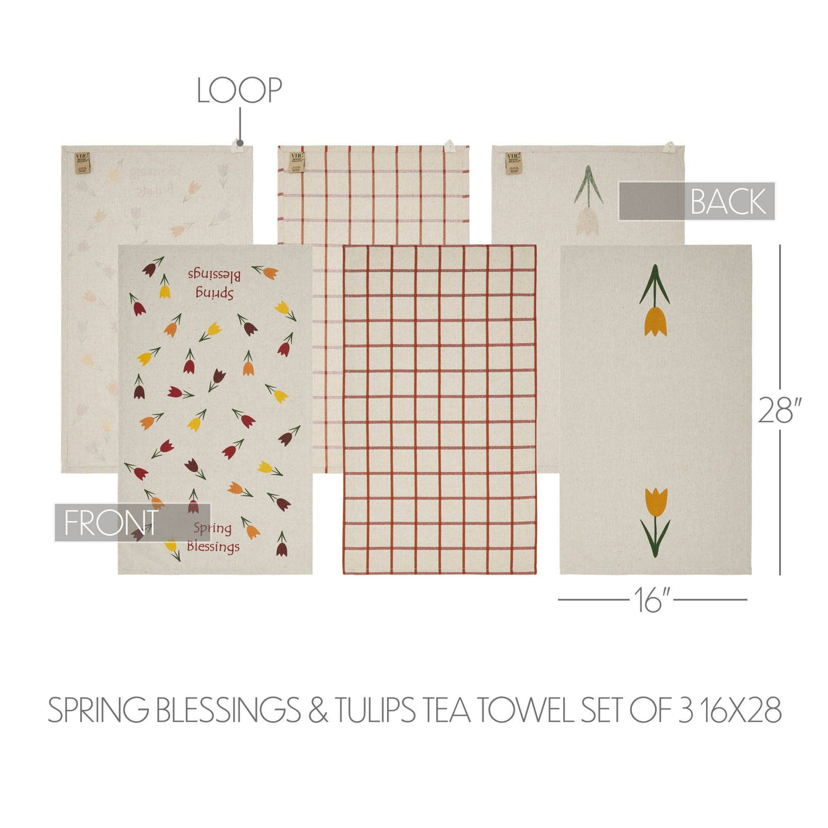 1 SPRING TEA TOWEL FINAL SALE