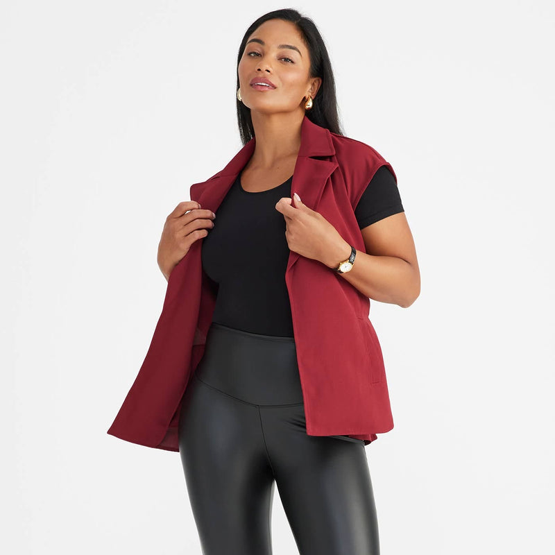 Yummie - Holly Short Sleeve Shaping Top - 360Sculpt™ Cotton - Plus Av Yummie