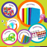 Kids Arts & Crafts Supplies Kit  - with Storage Bin Dan&Darci