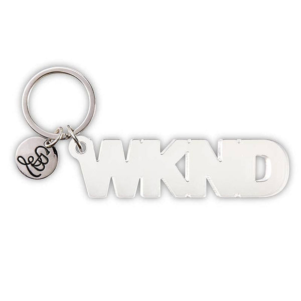 Santa Barbara Design Studio by Creative Brands - Face To Face Acrylic Word Key Chain - WKND Santa Barbara Design Studio by Creative Brands