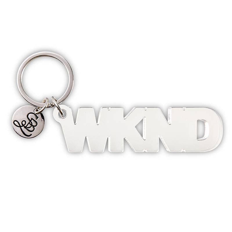 Santa Barbara Design Studio by Creative Brands - Face To Face Acrylic Word Key Chain - WKND Santa Barbara Design Studio by Creative Brands