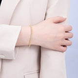 3MM Gold Ball Stretch Bracelet | 16K Gold Filled