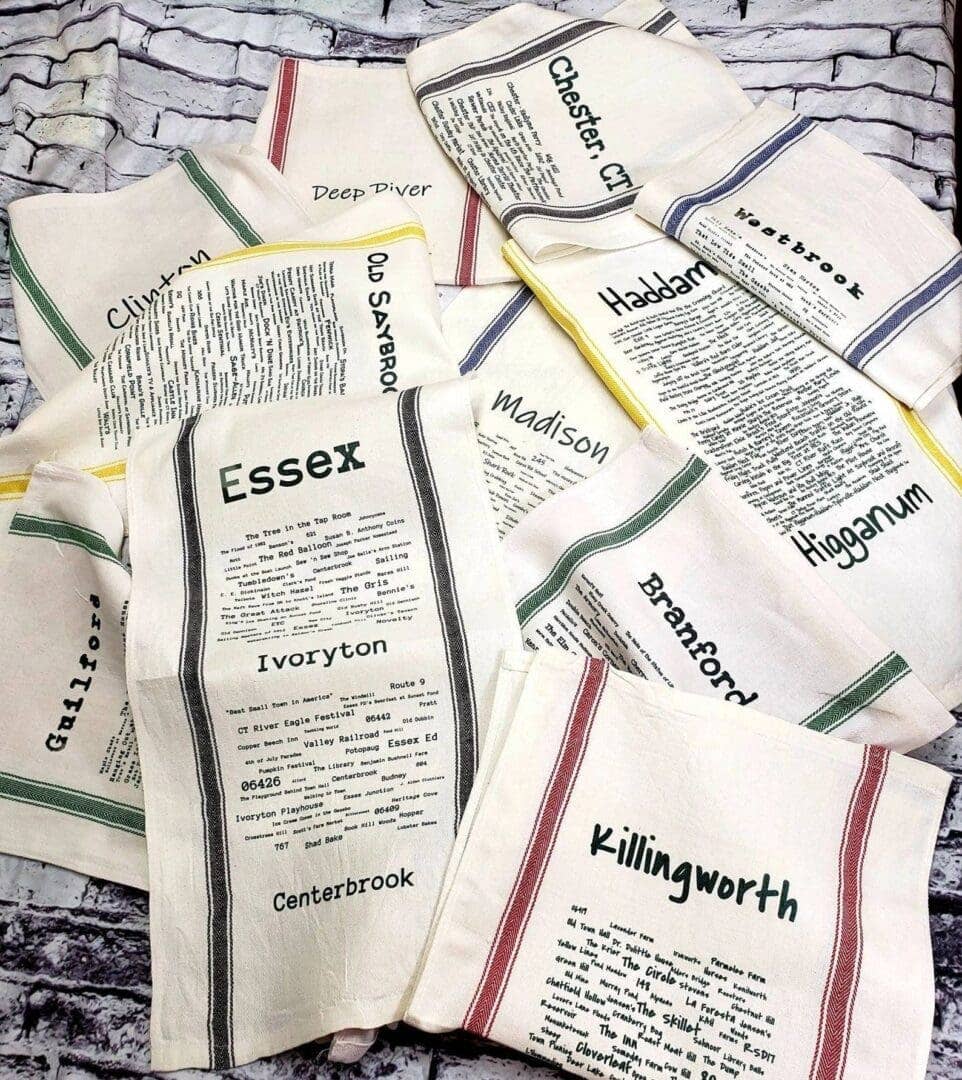 Simsbury Townie Tea Towel