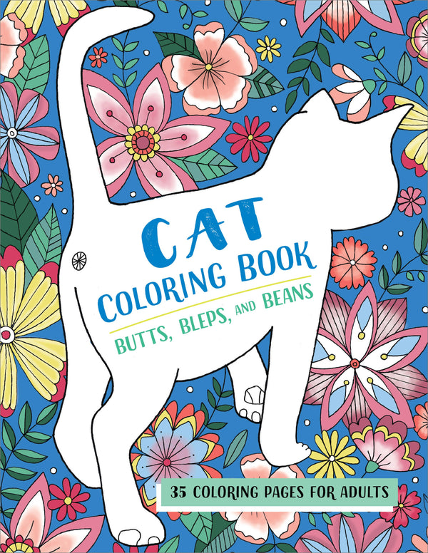 Sourcebooks - Butts, Bleps, and Beans Cat Coloring Book Sourcebooks