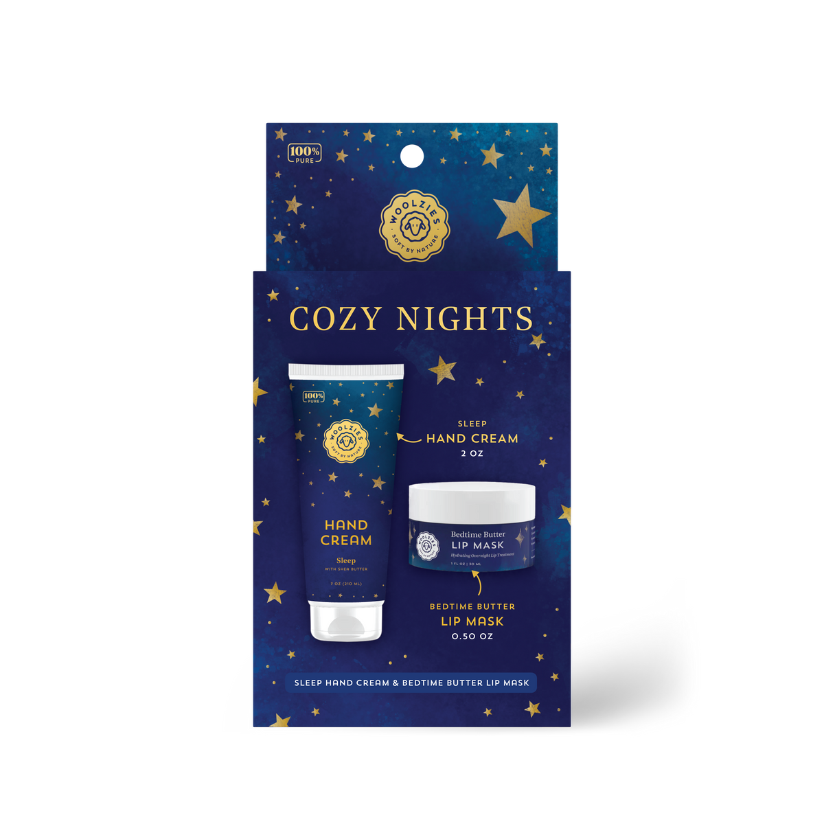 Cozy Nights Duo – Sleep Hand Cream & Bedtime Lip Mask