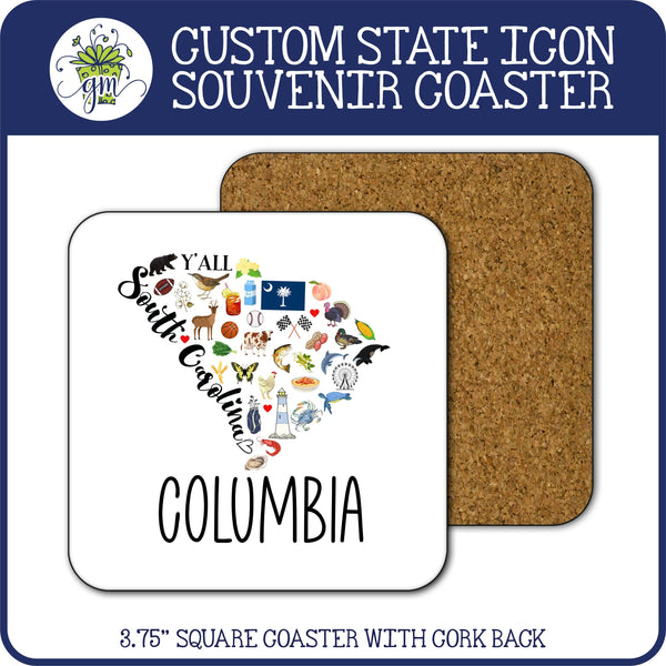 Connecticut Souvenir Gift Coaster Giftable Memories
