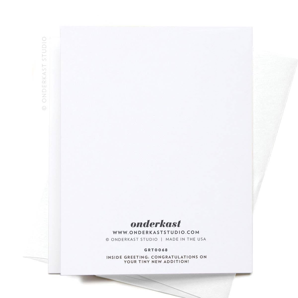 Onderkast Studio - Welcome to the World, Baby Boy! Greeting Card Onderkast Studio