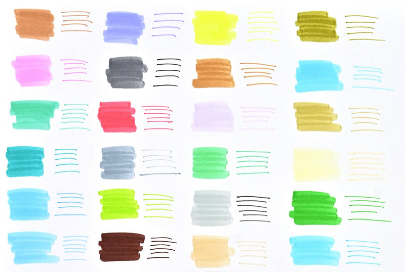 Peter Pauper Press - Studio Series Dual-Tip Pastel Markers (Set of 24) Peter Pauper Press