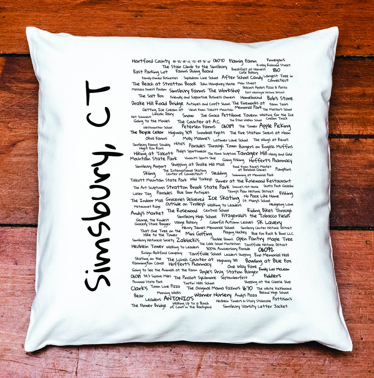 Simsbury Pride Pillow