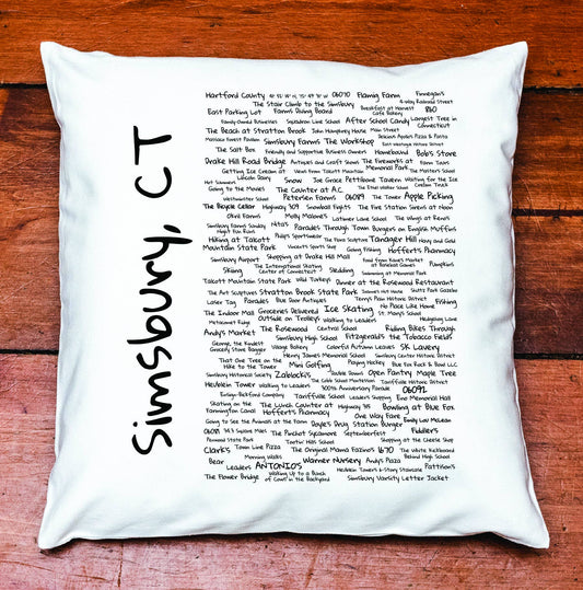 Simsbury Pride Pillow