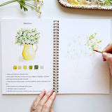 emily lex studio - Flowers watercolor workbook emily lex studio