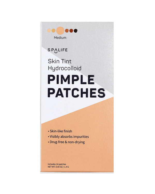 Skin tint hydrocolloid pimple patches - 14 Patches: MEDIUM My Spa Life