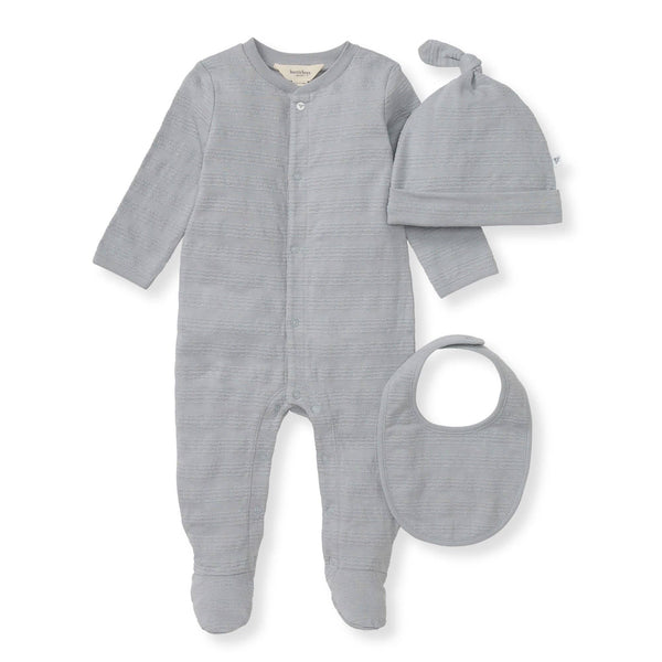 Burt's Bees Baby - 3 Piece Jumpsuit, Hat & Bib Set Burt's Bees Baby