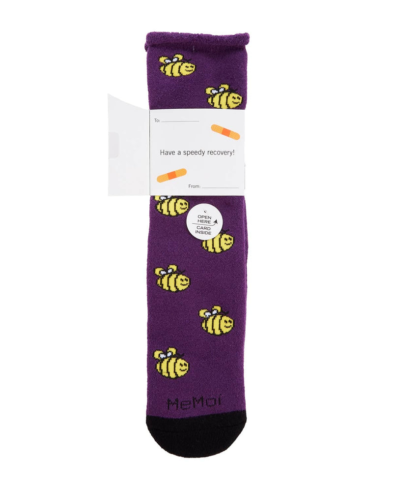 Infinity Classics International Inc. - MeMoi Bee Well Soon Greeting Card Socks Infinity Classics International Inc.