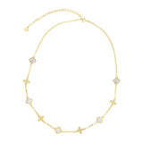 Mother of Pearl Mini Clover Necklace