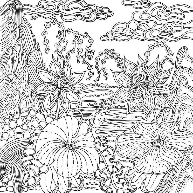 Peter Pauper Press - Serenity Artist's Coloring Book Peter Pauper Press