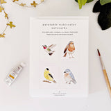 emily lex studio - Backyard birds paintable notecards emily lex studio