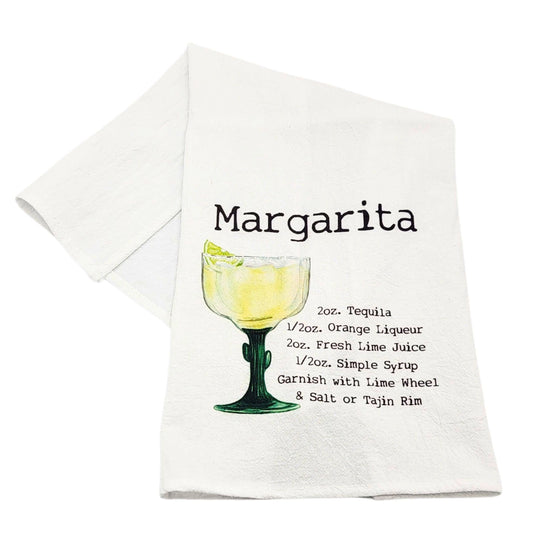 Driftless Studios - Margarita Cocktail Bar Towel - Driftless Tea Towels Driftless Studios