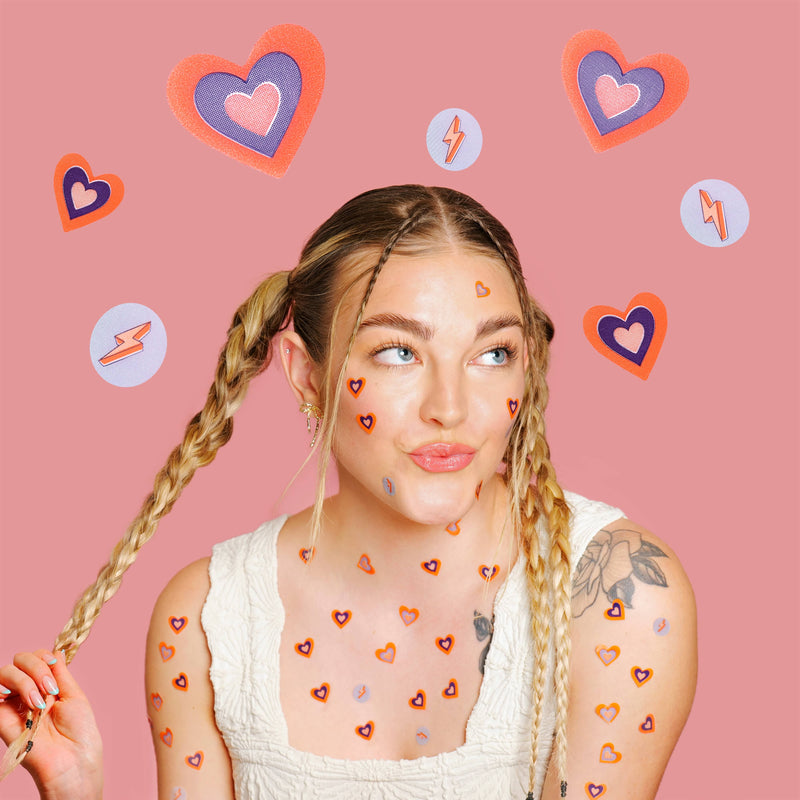 Valentines' Day Heart Throb Hydrocolloid Pimple Patches My Spa Life