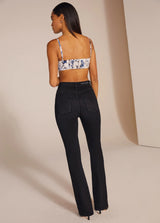 The shortie Valentina Super high rise mini boot jeans