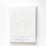 emily lex studio - Garden flowers paintable notecards emily lex studio