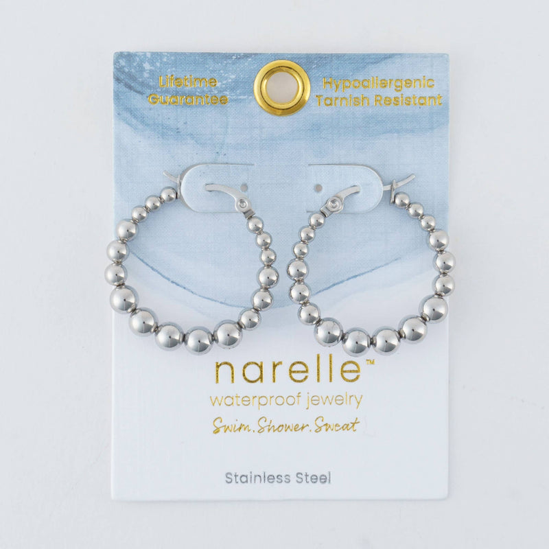 Elsie & Zoey - Narelle Waterproof Bubble Hoop Earrings Elsie & Zoey