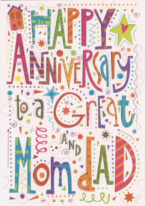 DICKENS INC. - Anniversary Mom & Dad | GRTC | MD | 42512G DICKENS INC.