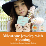 13th Milestone Birthday Bracelet -  A Bead for Each Year