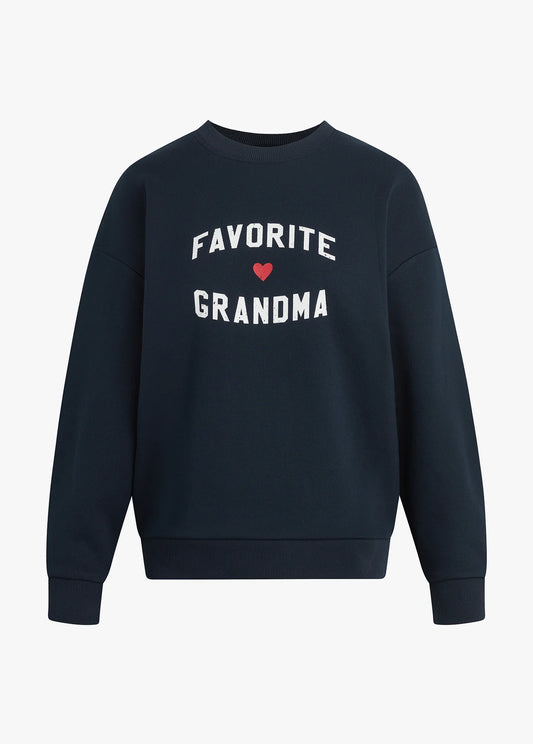 Favorite Grandma Heart Logo Sweatshirt