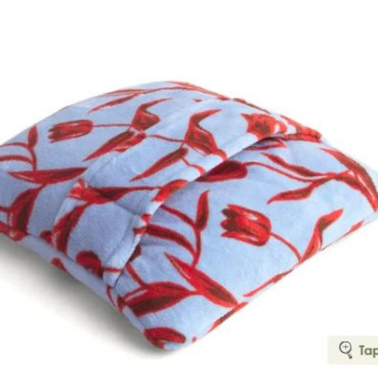 Vera Bradley Fleece Travel Blanket Floating Tulips
